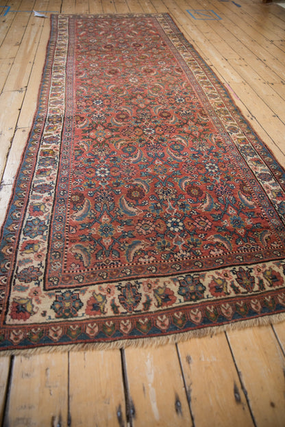 3.5x10 Vintage Bijar Rug Runner