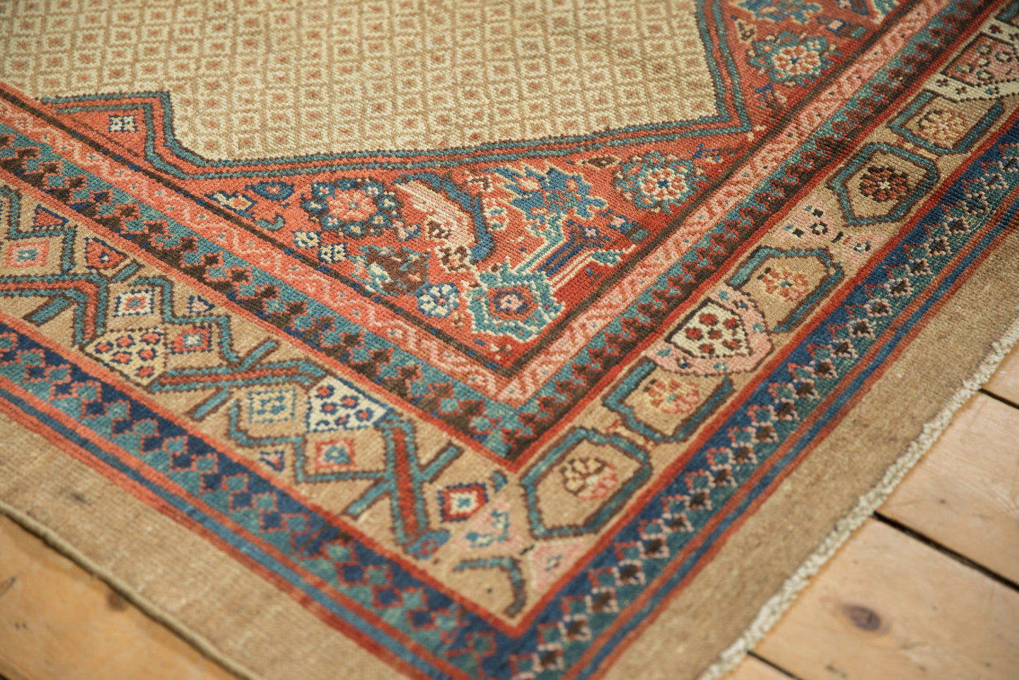 4.5x10 Antique Serab Rug Runner