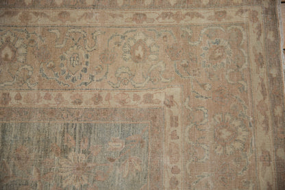 7x10 Vintage Distressed Tabriz Carpet