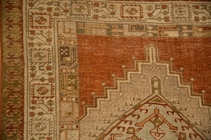 3.5x8.5 Vintage Distressed Serab Rug Runner