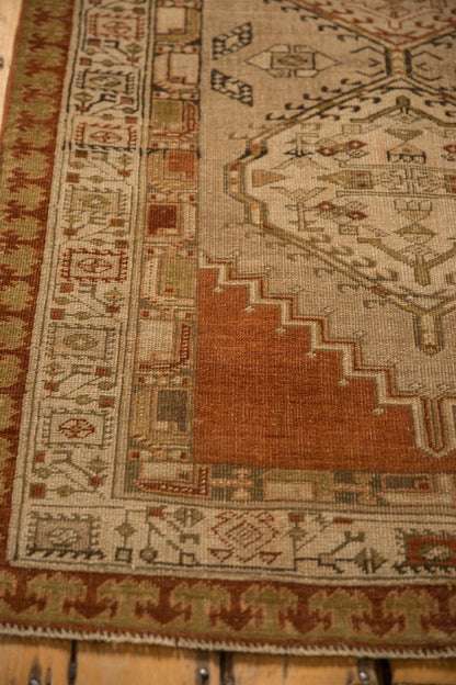 3.5x8.5 Vintage Distressed Serab Rug Runner
