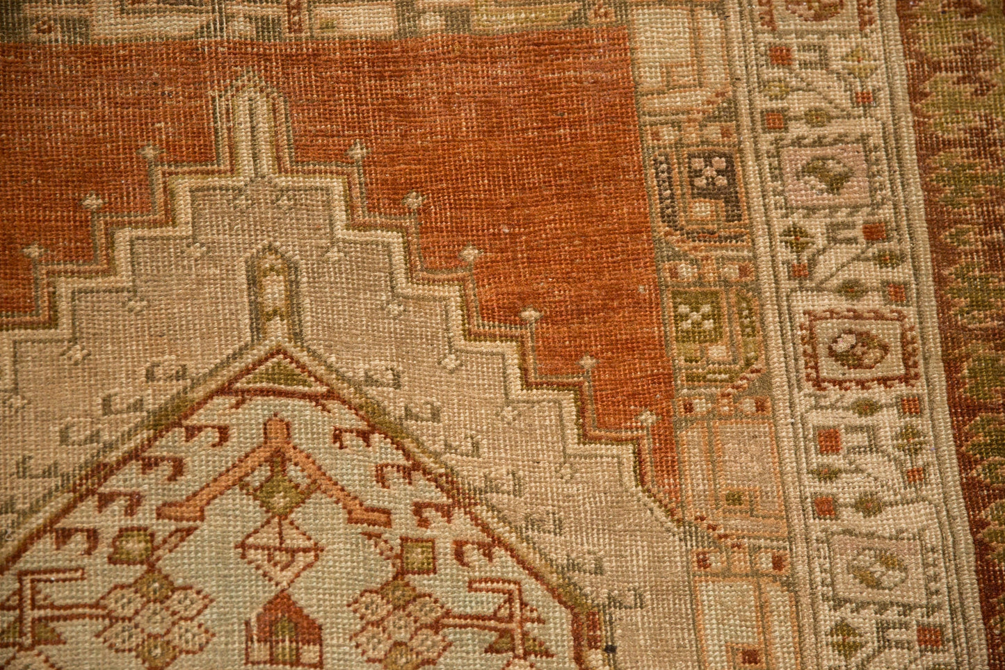 3.5x8.5 Vintage Distressed Serab Rug Runner