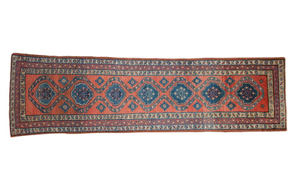 3.5x11.5 Antique Northwest Persian Rug Runner