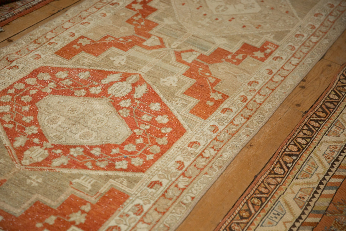 3.5x14.5 Vintage Distressed Malayer Rug Runner