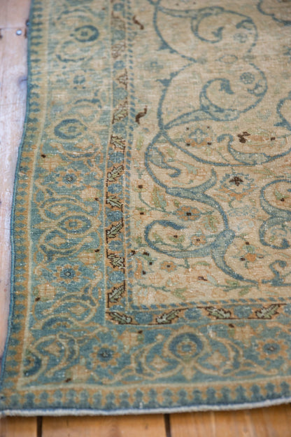 2.5x4 Vintage Distressed Tabriz Rug