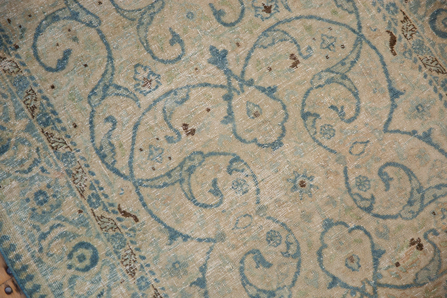 2.5x4 Vintage Distressed Tabriz Rug