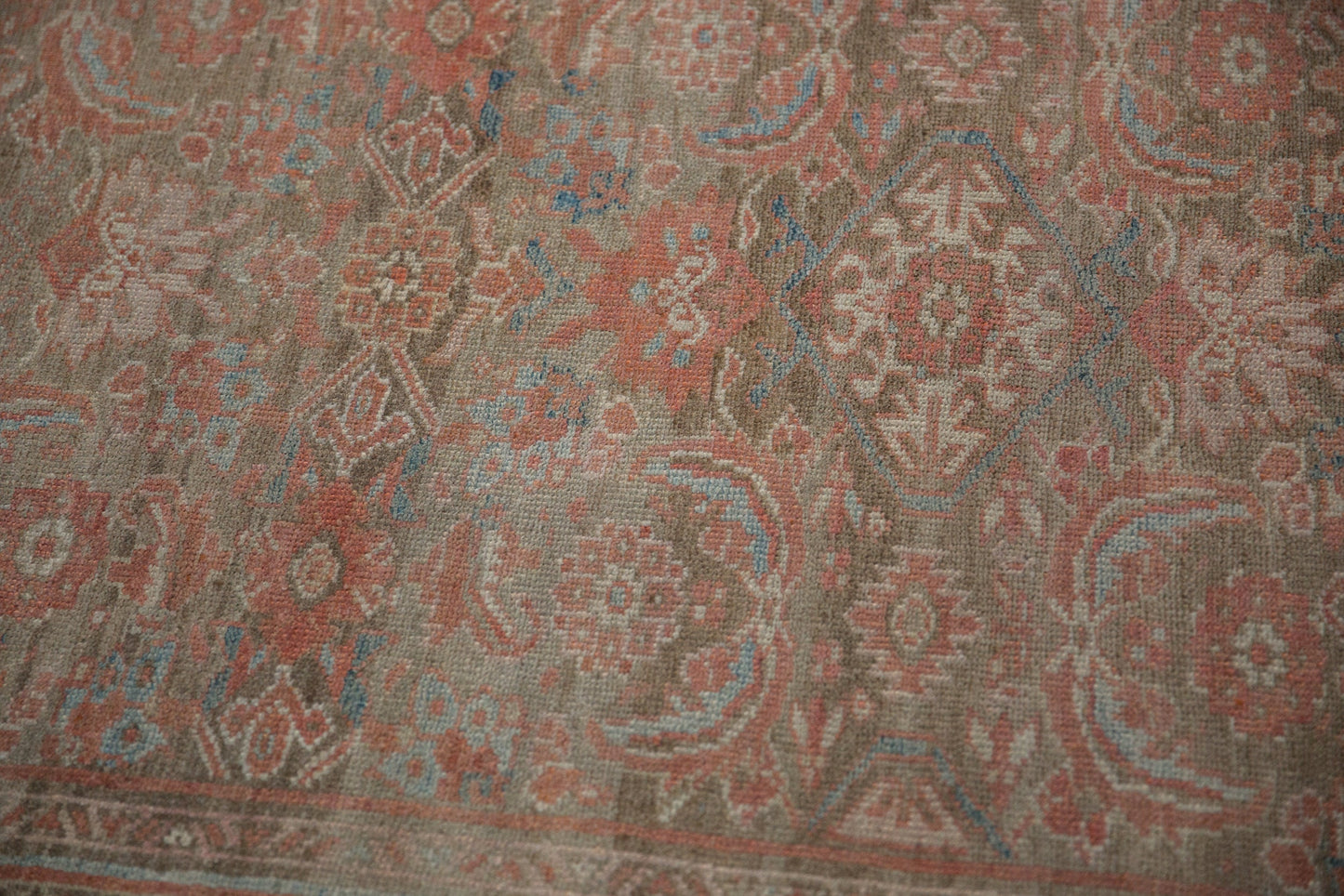 3x13 Vintage Distressed Hamadan Rug Runner