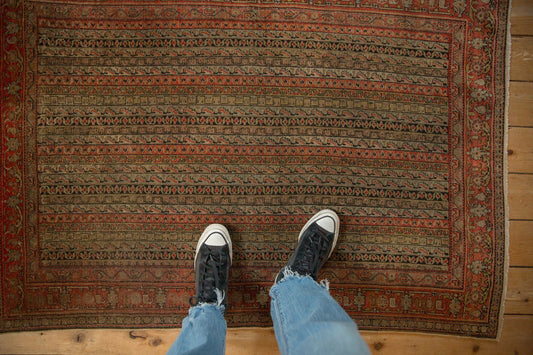 3.5x5 Antique Senneh Rug