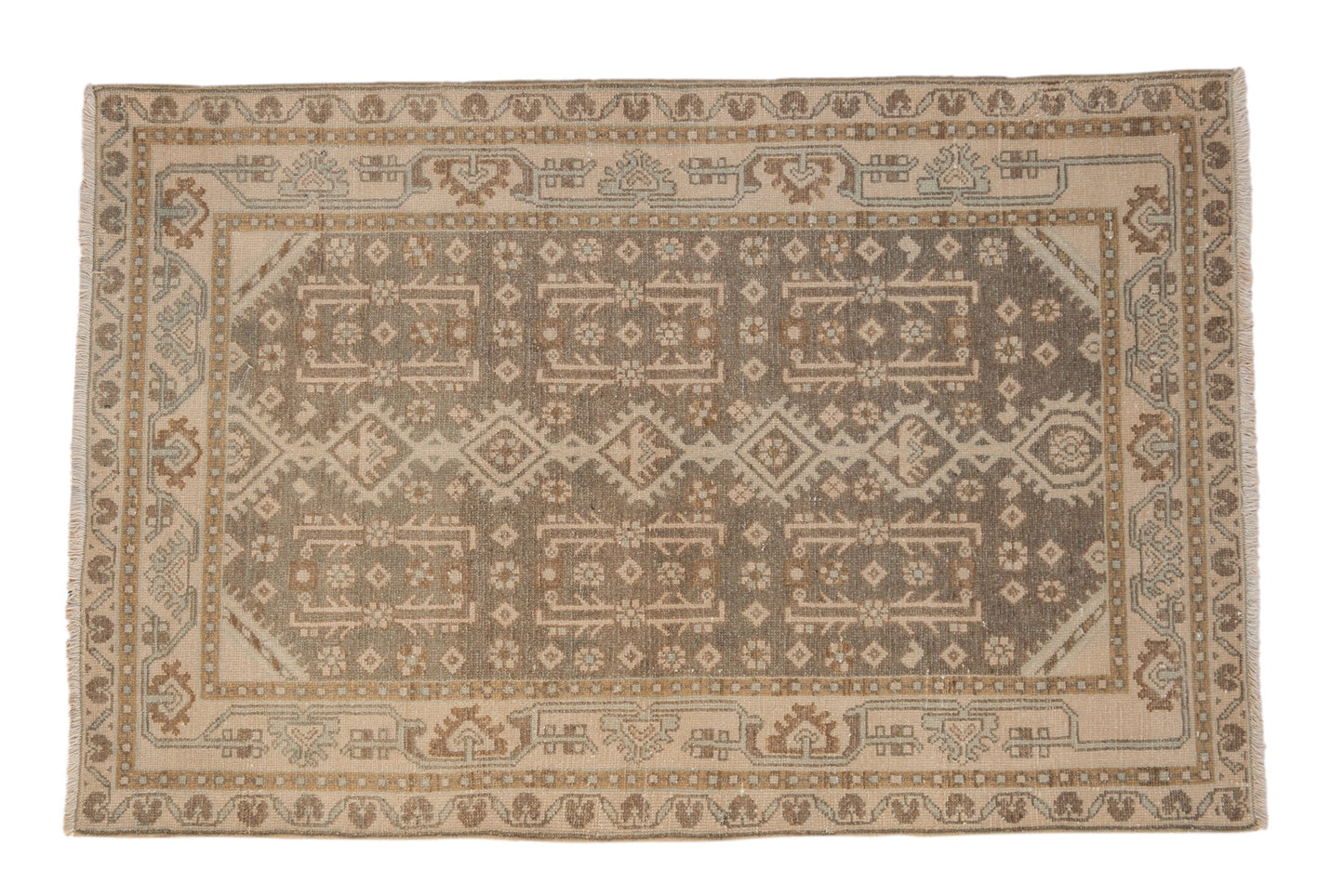 3.5x6 Vintage Distressed Hamadan Rug