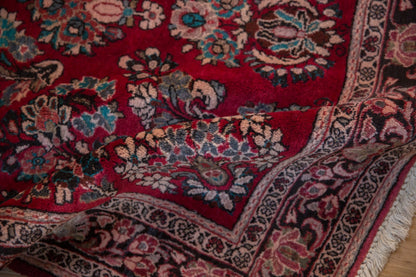 3.5x5 Vintage Fine Sarouk Rug