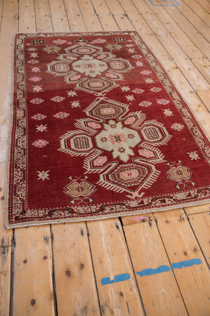 3.5x5.5 Vintage Distressed Caucasian Rug