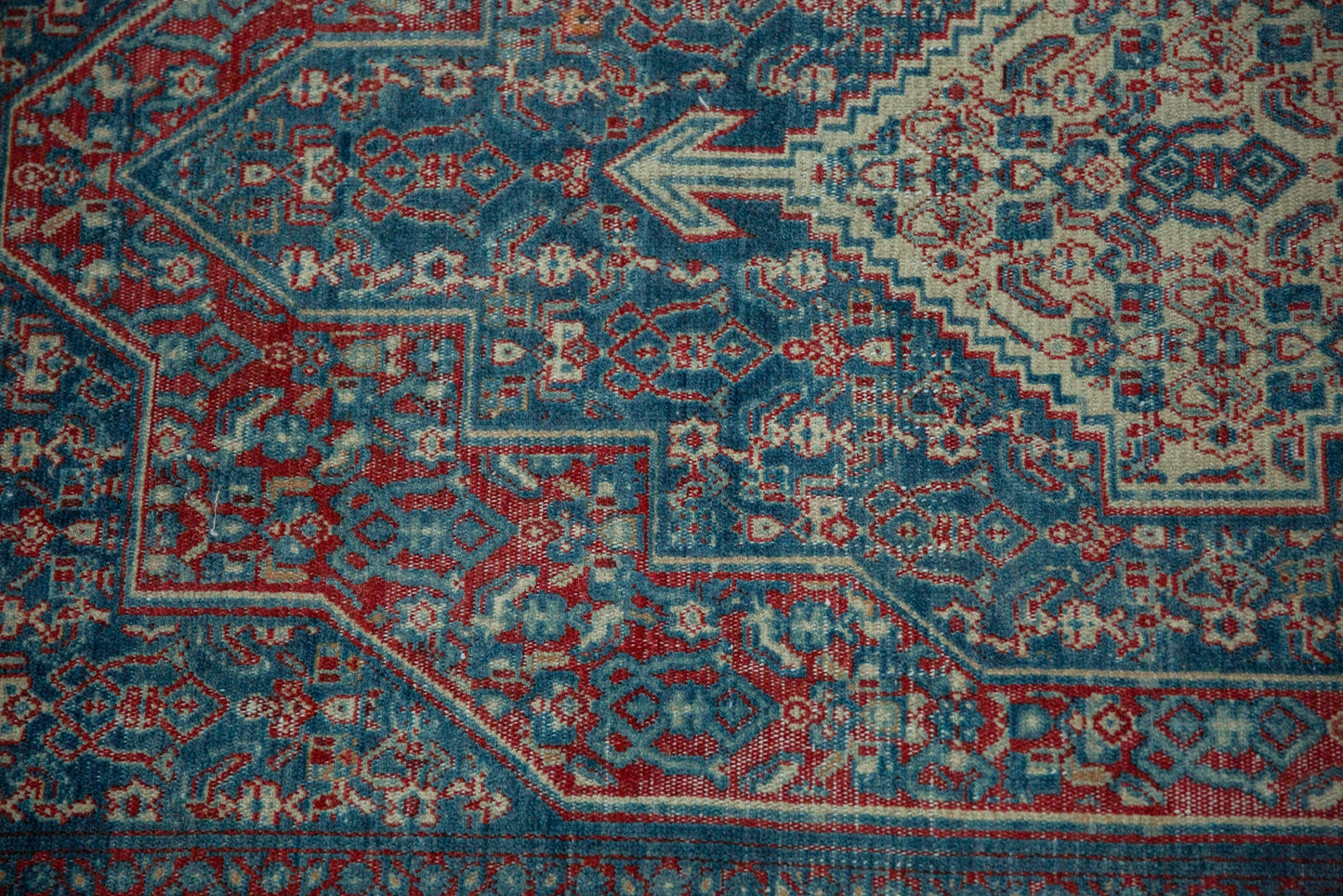 3.5x5 Vintage Distressed Senneh Rug