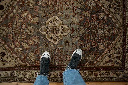 3.5x5.5 Vintage Distressed Hamadan Rug