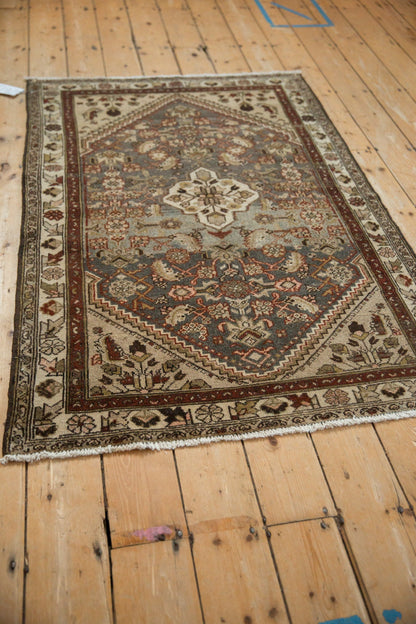 3.5x5.5 Vintage Distressed Hamadan Rug