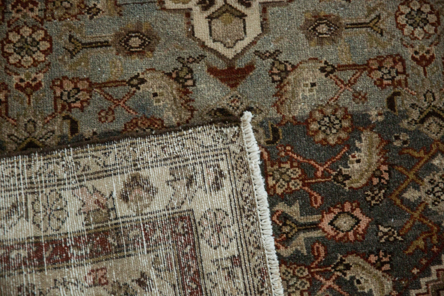 3.5x5.5 Vintage Distressed Hamadan Rug