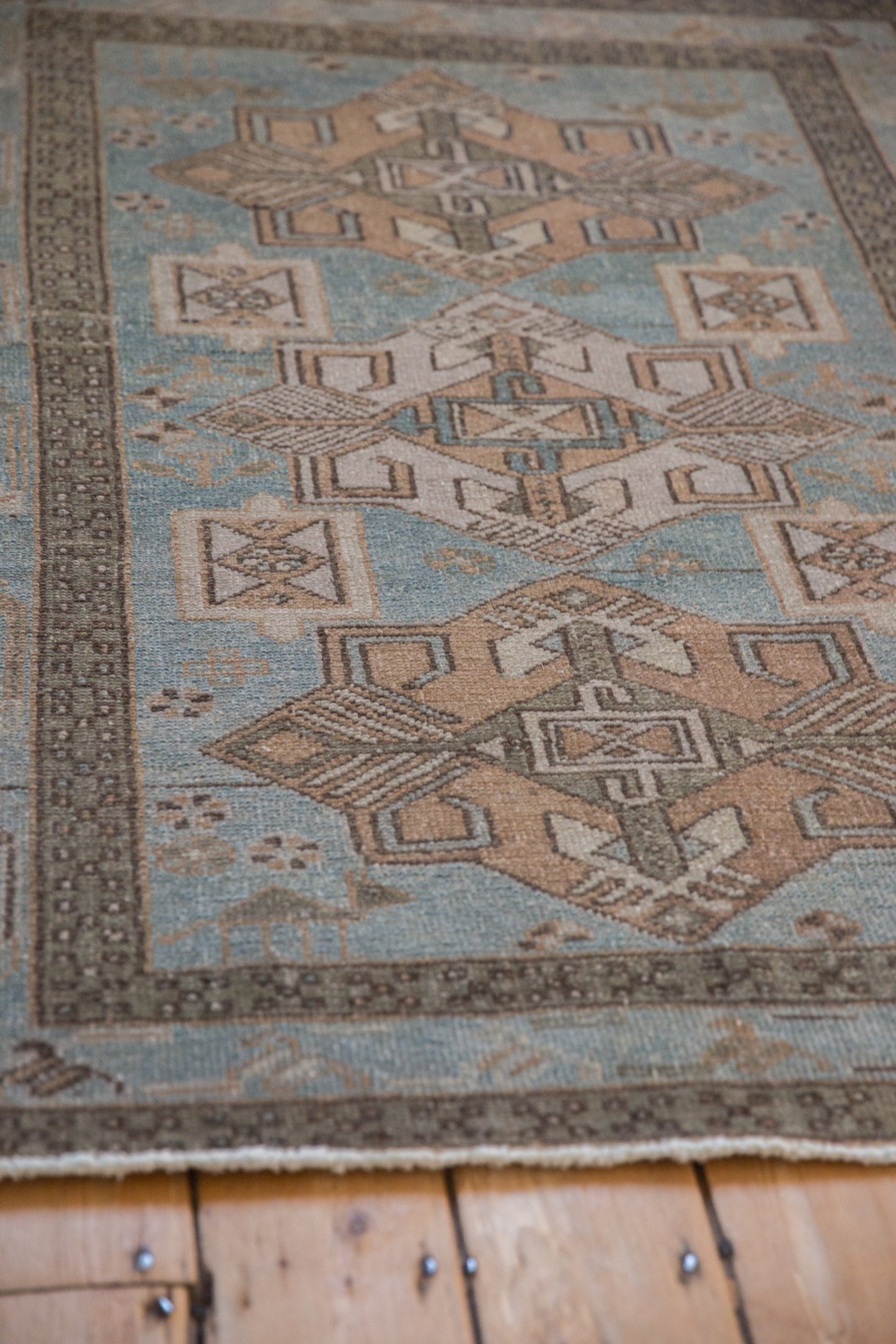 3.5x5 Vintage Distressed Hamadan Rug