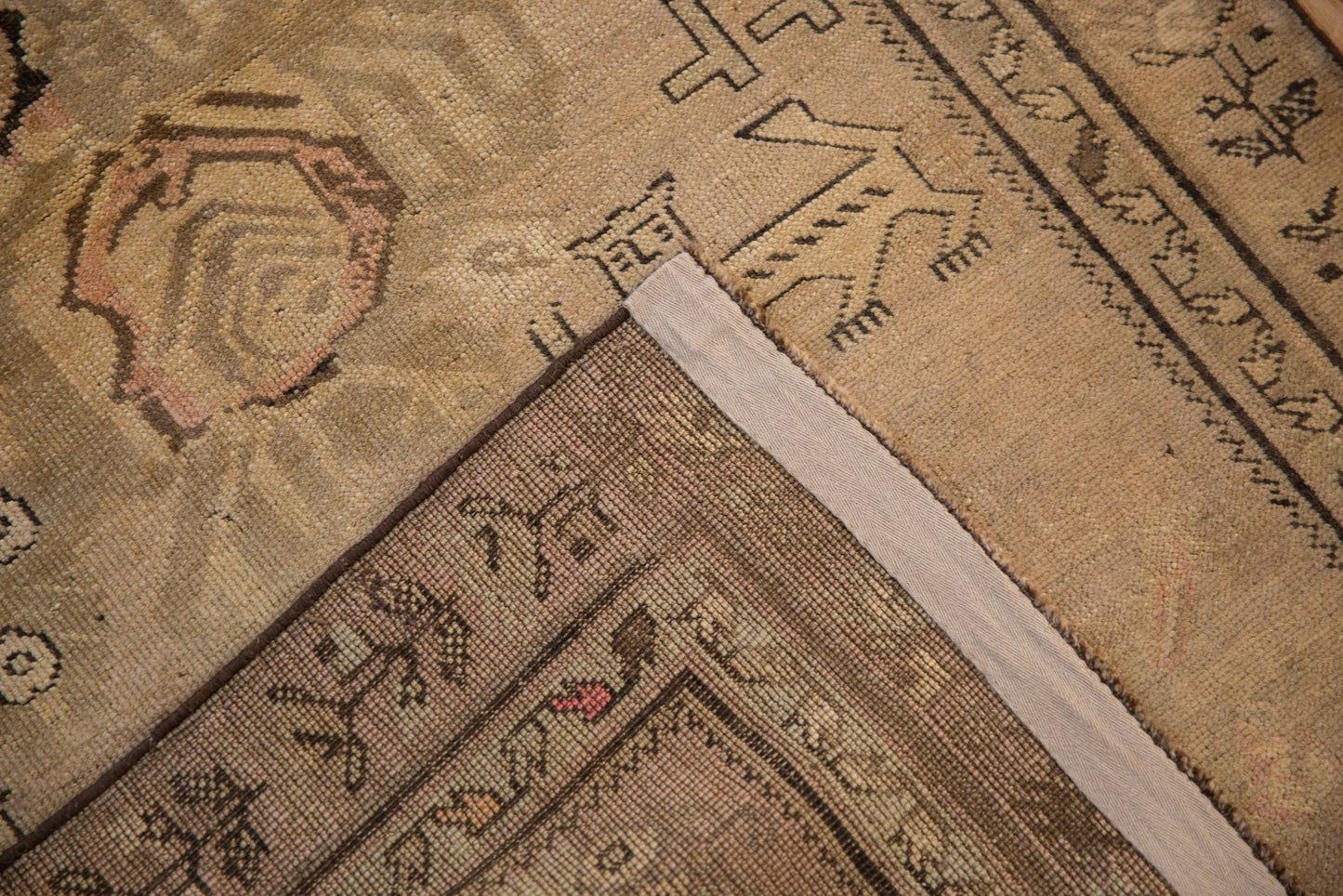 3.5x6.5 Antique Distressed Karabagh Rug