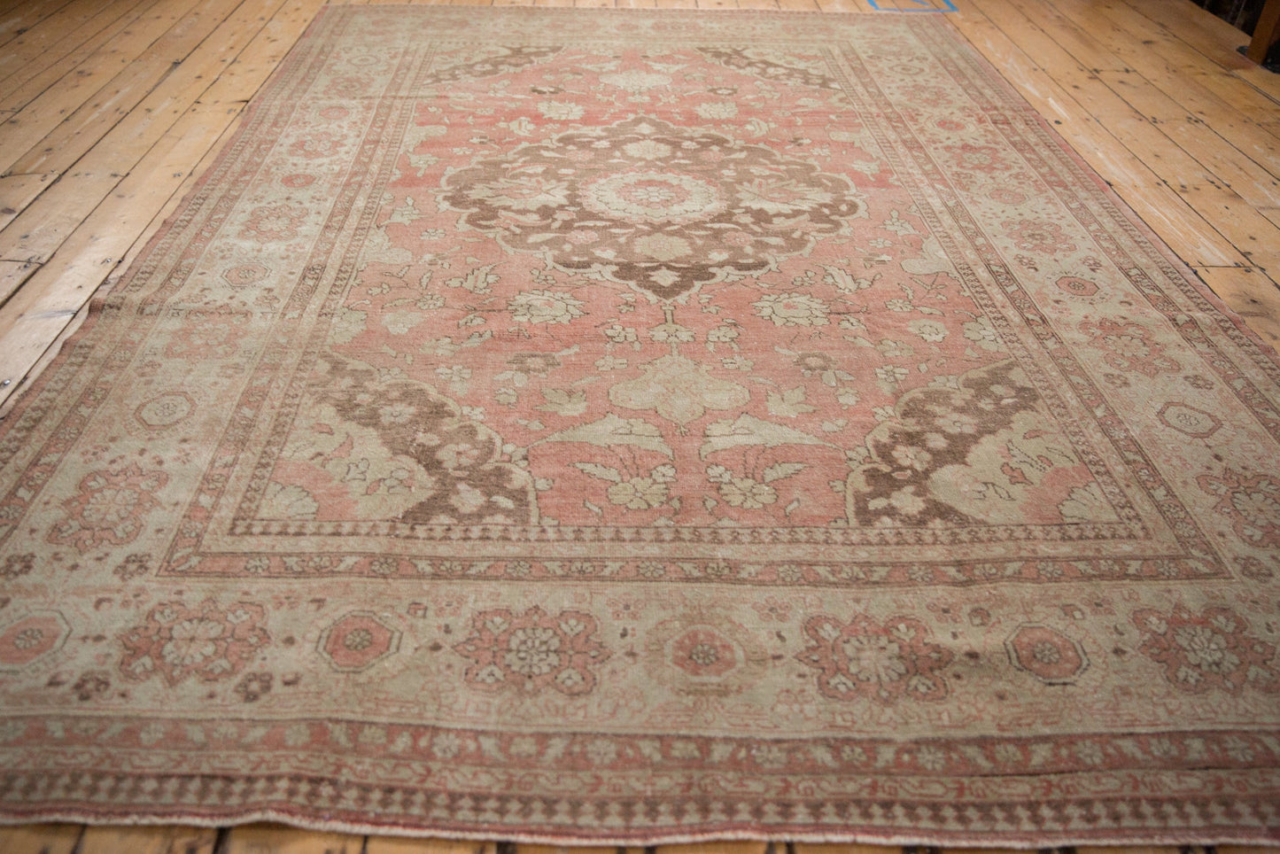 7x10 Vintage Distressed Oushak Carpet