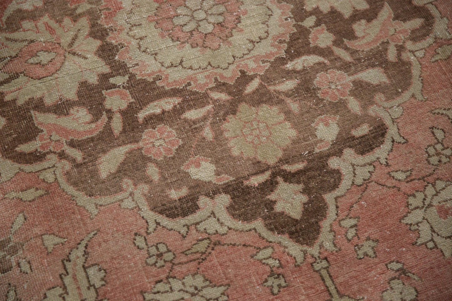 7x10 Vintage Distressed Oushak Carpet