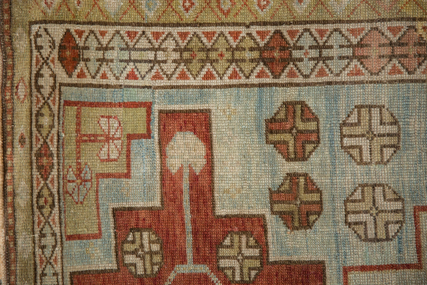 3x5 Vintage Distressed Caucasian Rug