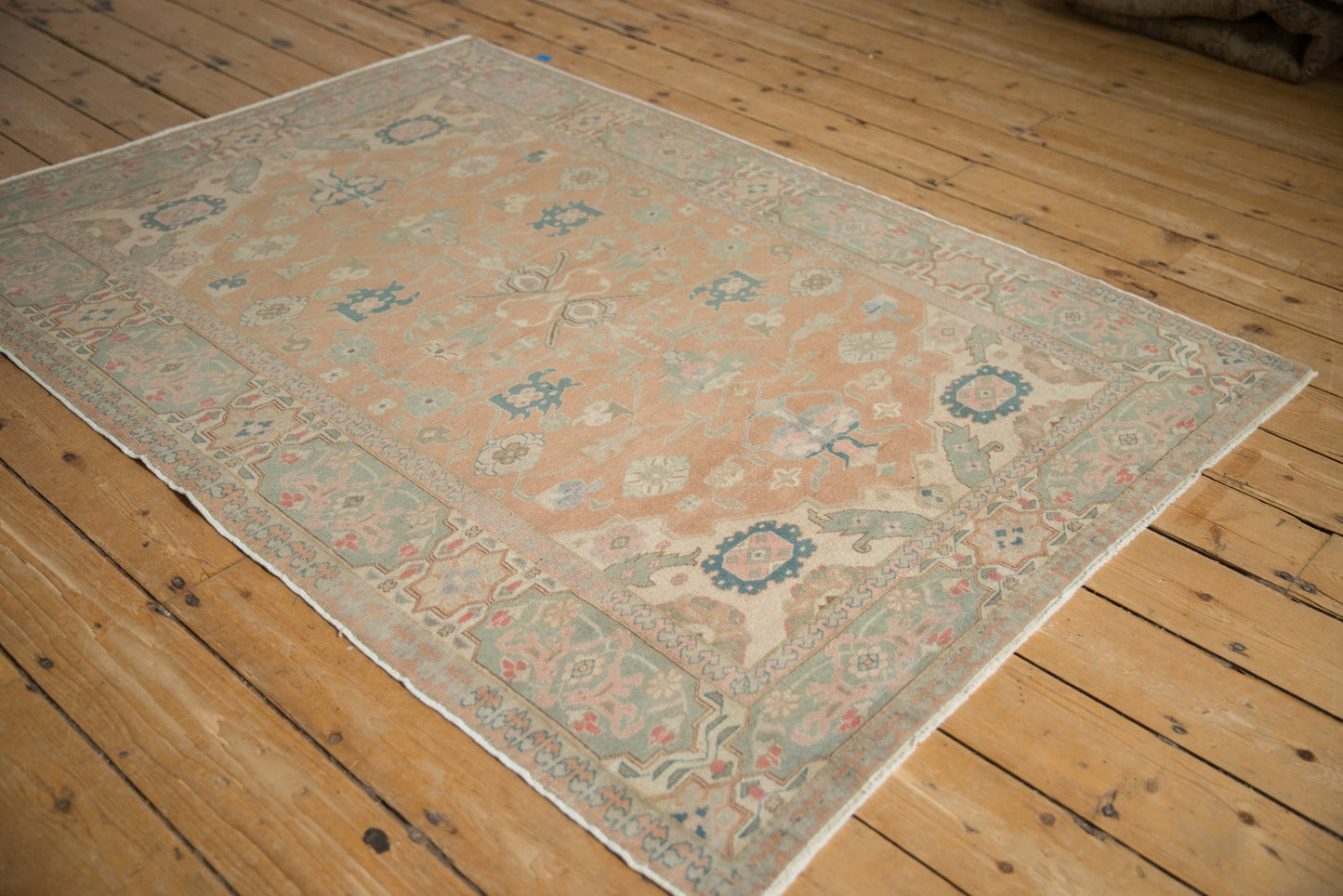 4x5.5 Vintage Distressed Kayseri Rug
