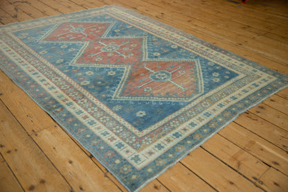 5x6.5 Vintage Distressed Caucasian Rug