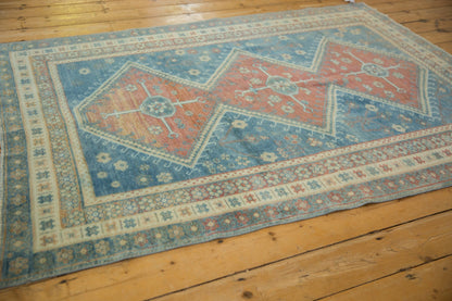 5x6.5 Vintage Distressed Caucasian Rug