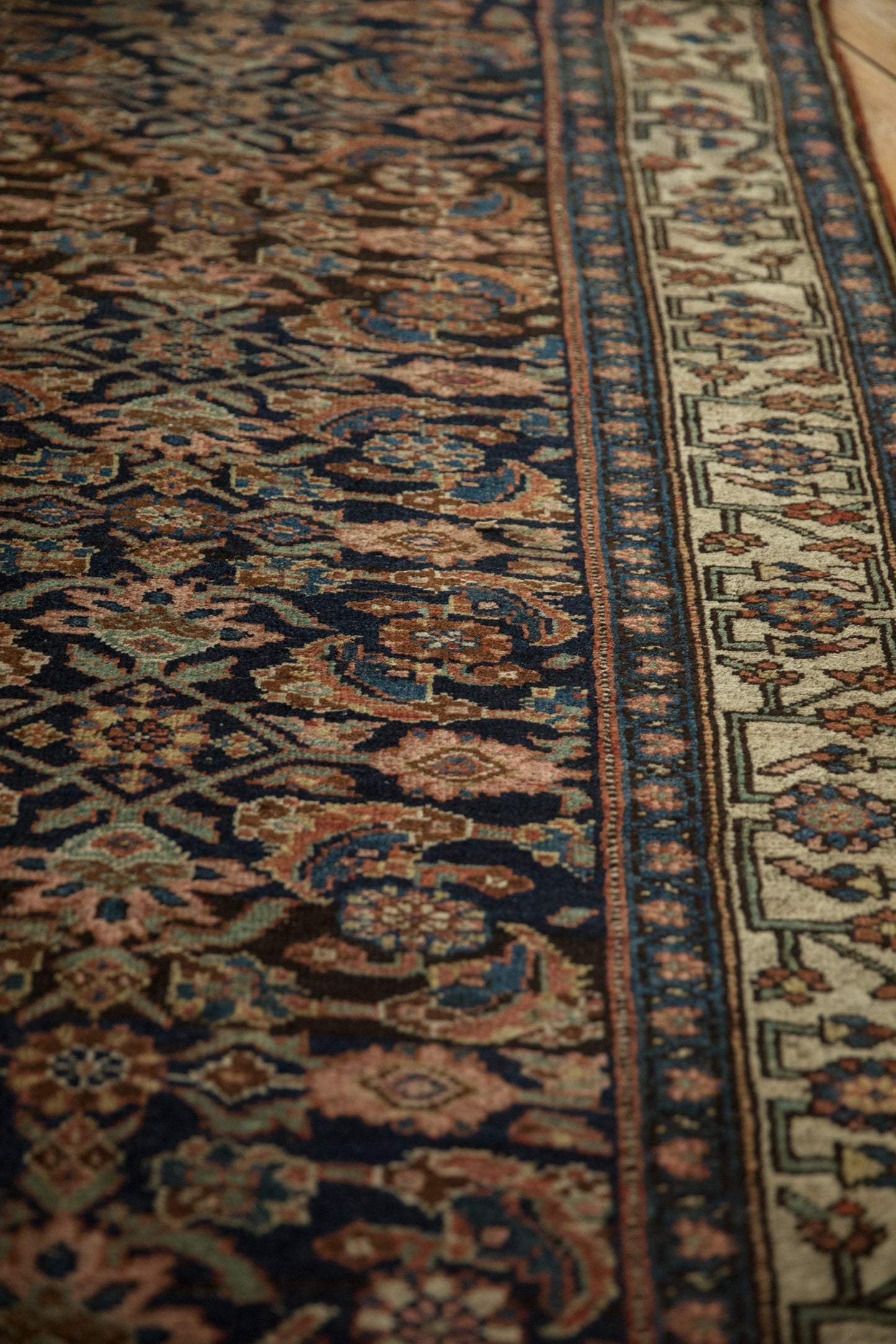 3.5x18 Antique Bijar Rug Runner