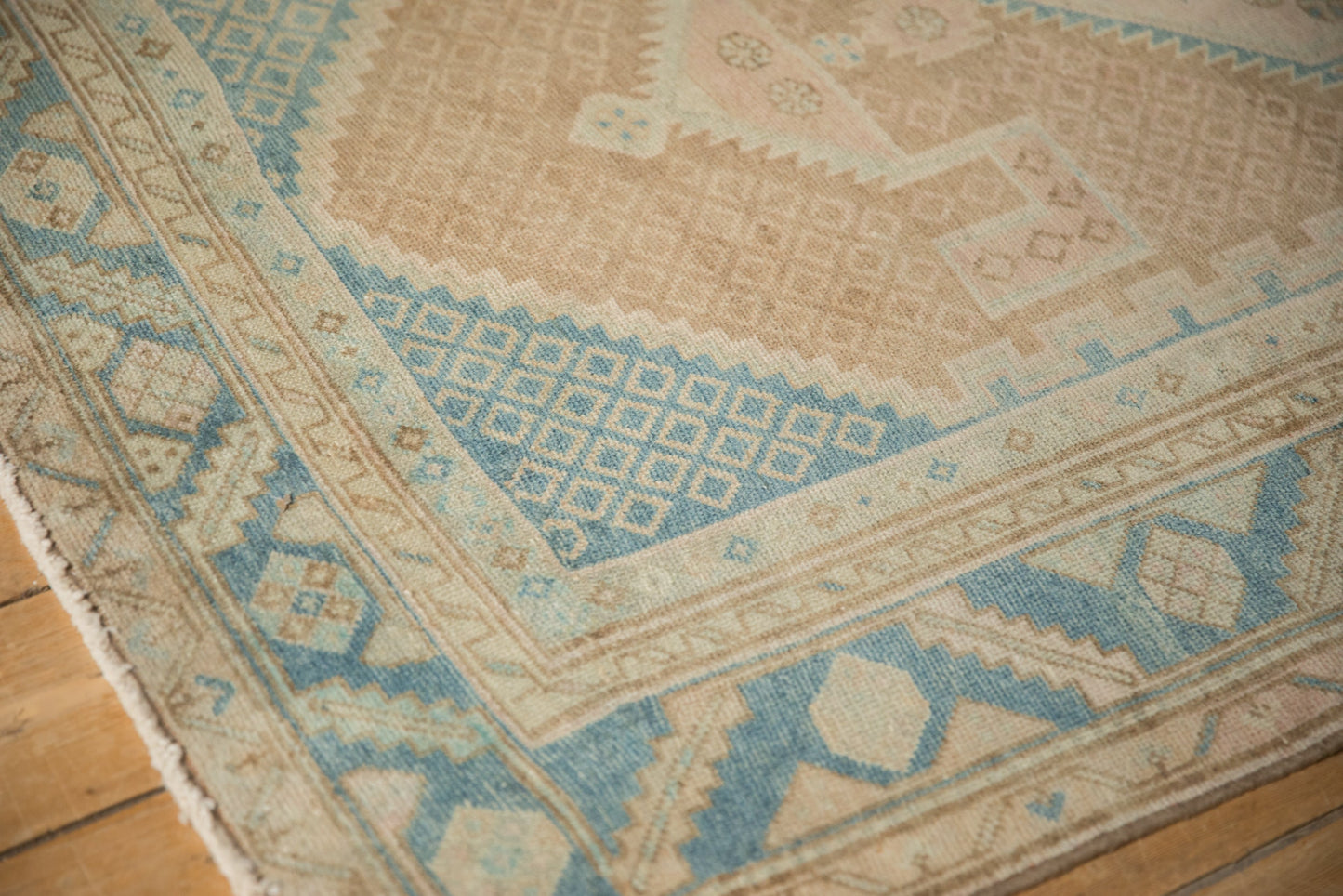 4x6.5 Vintage Distressed Hamadan Rug