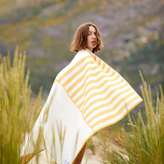 Premium Connectable Beach Towel - Organic Cotton - Danai