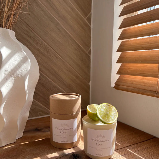 Sicilian Bergamot & Lime Scented Candle