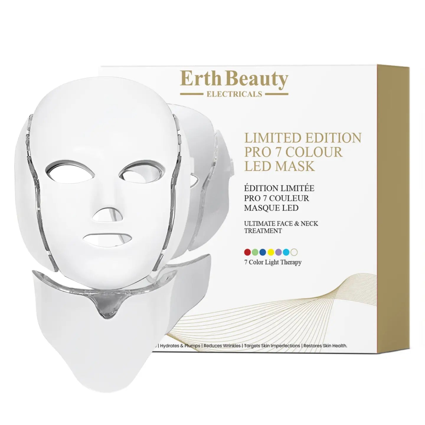 Limited Edition Pro 7 Colour Led Face & Neck Mask