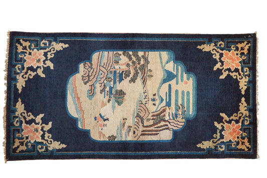 2.5x5.5 Antique Peking Rug Runner