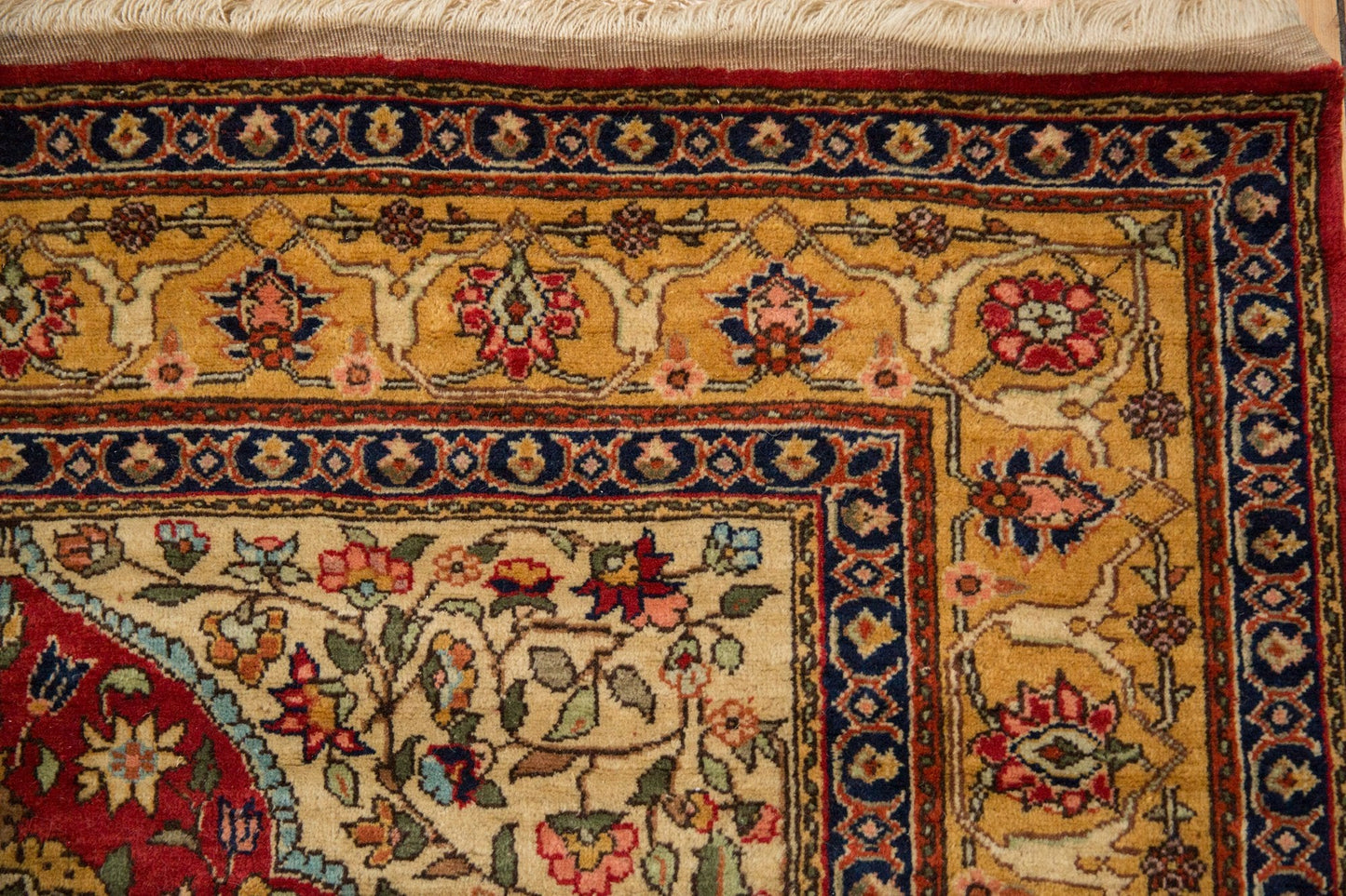 4.5x6.5 Vintage Romanian Hereke Design Rug