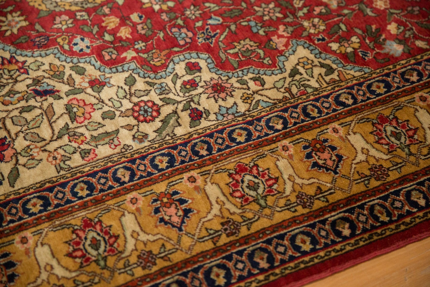 4.5x6.5 Vintage Romanian Hereke Design Rug