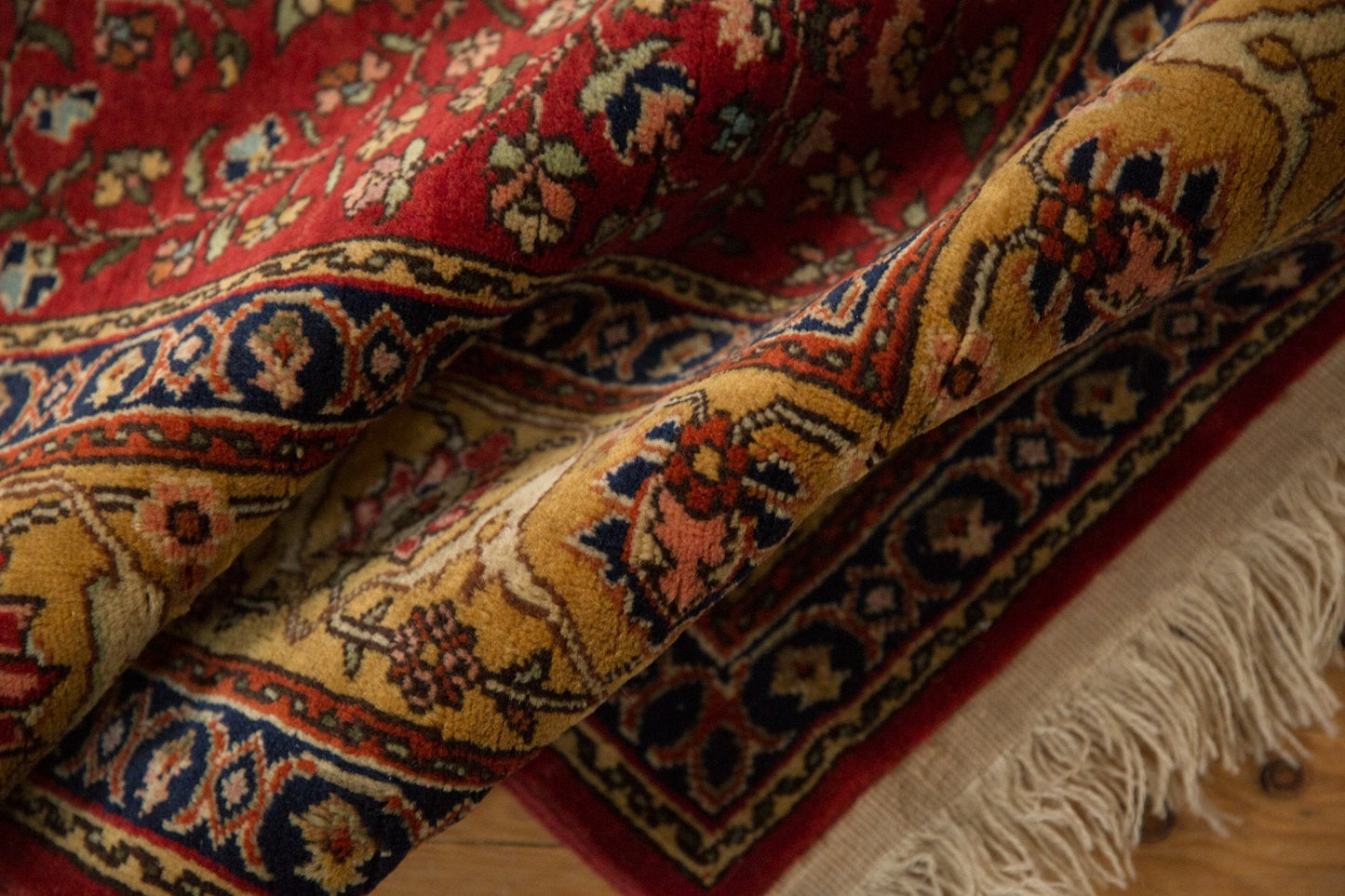 4.5x6.5 Vintage Romanian Hereke Design Rug