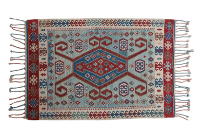 3.5x5.5 Vintage Fine Turkish Kilim Rug