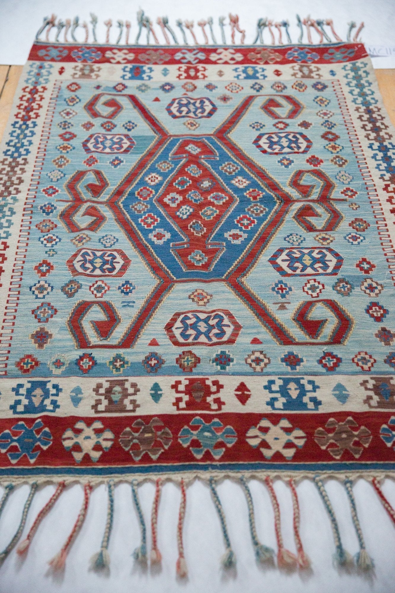 3.5x5.5 Vintage Fine Turkish Kilim Rug