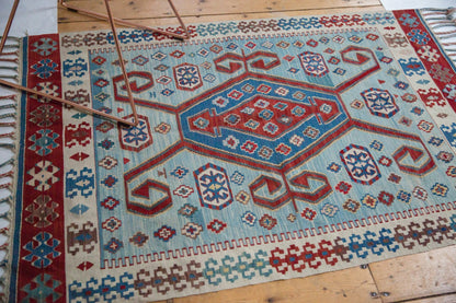 3.5x5.5 Vintage Fine Turkish Kilim Rug