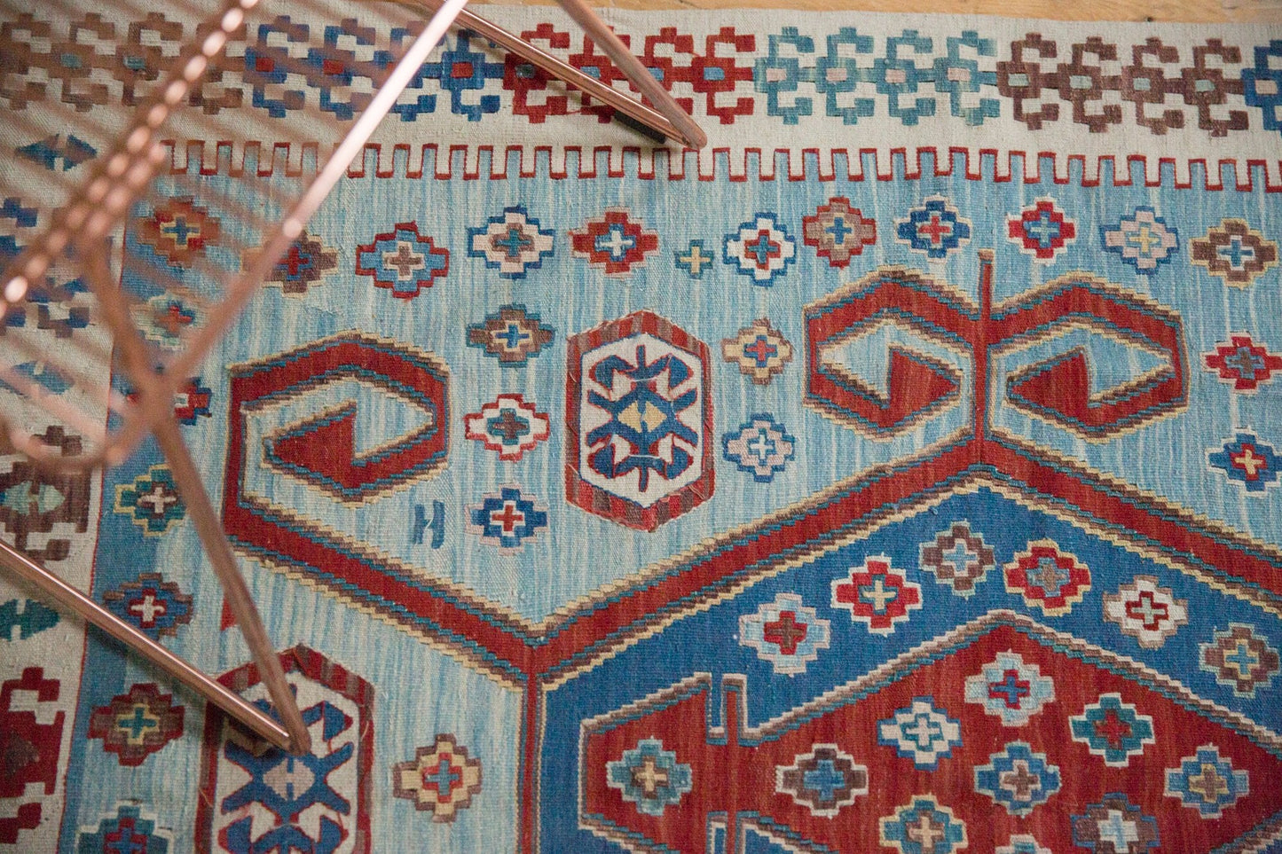 3.5x5.5 Vintage Fine Turkish Kilim Rug