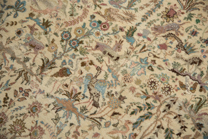 11x11.5 Vintage Tabriz Square Carpet