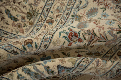 11x11.5 Vintage Tabriz Square Carpet