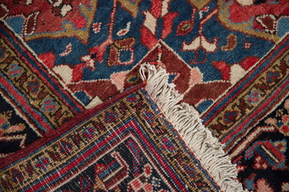 11.5x12.5 Vintage Heriz Square Carpet