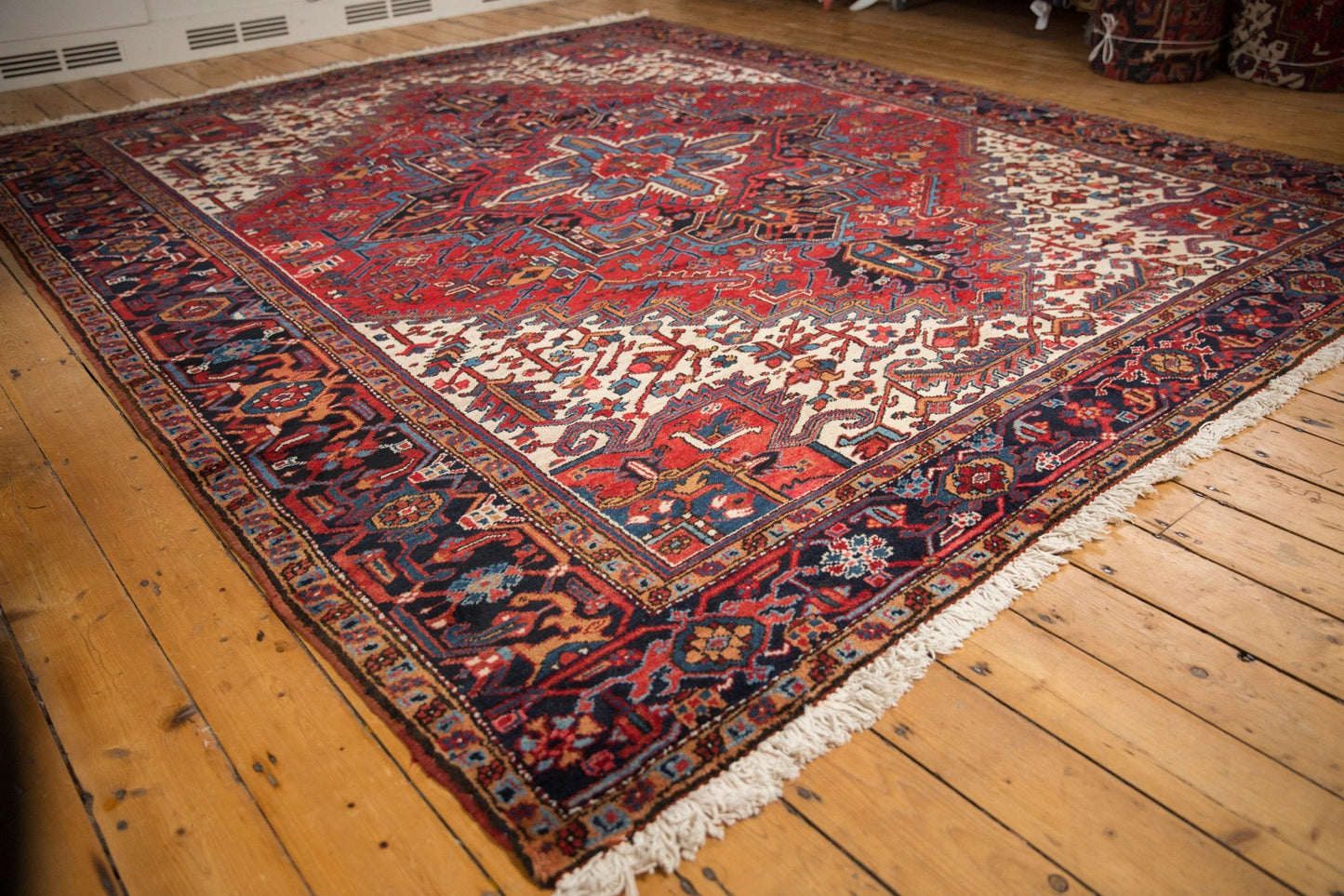 9.5x11.5 Vintage Heriz Carpet