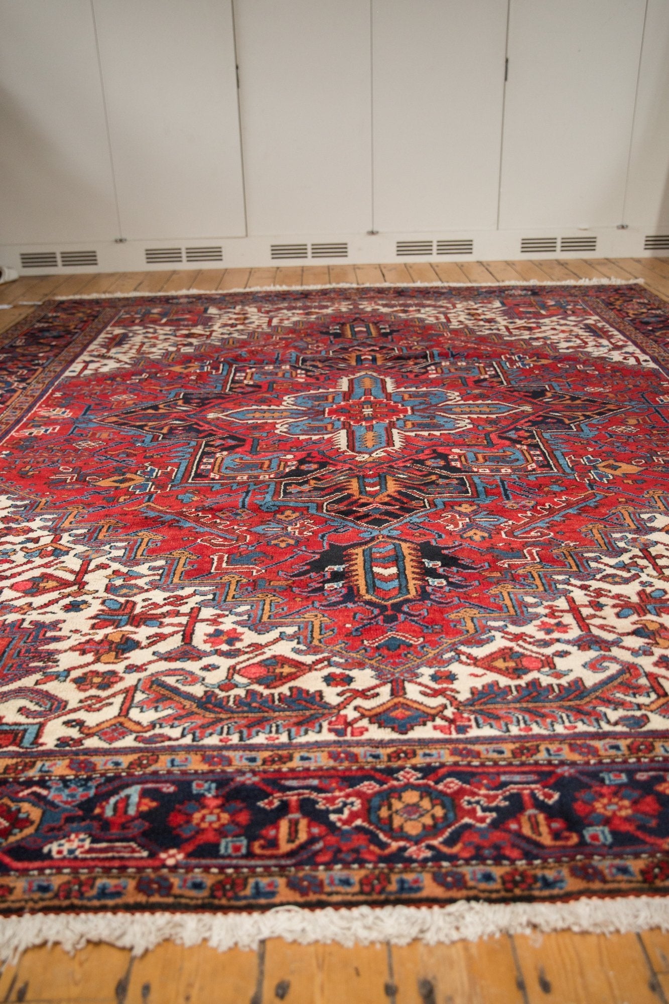 9.5x11.5 Vintage Heriz Carpet