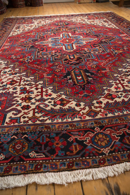9.5x11.5 Vintage Heriz Carpet