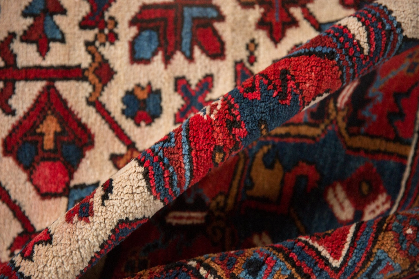 9.5x11.5 Vintage Heriz Carpet