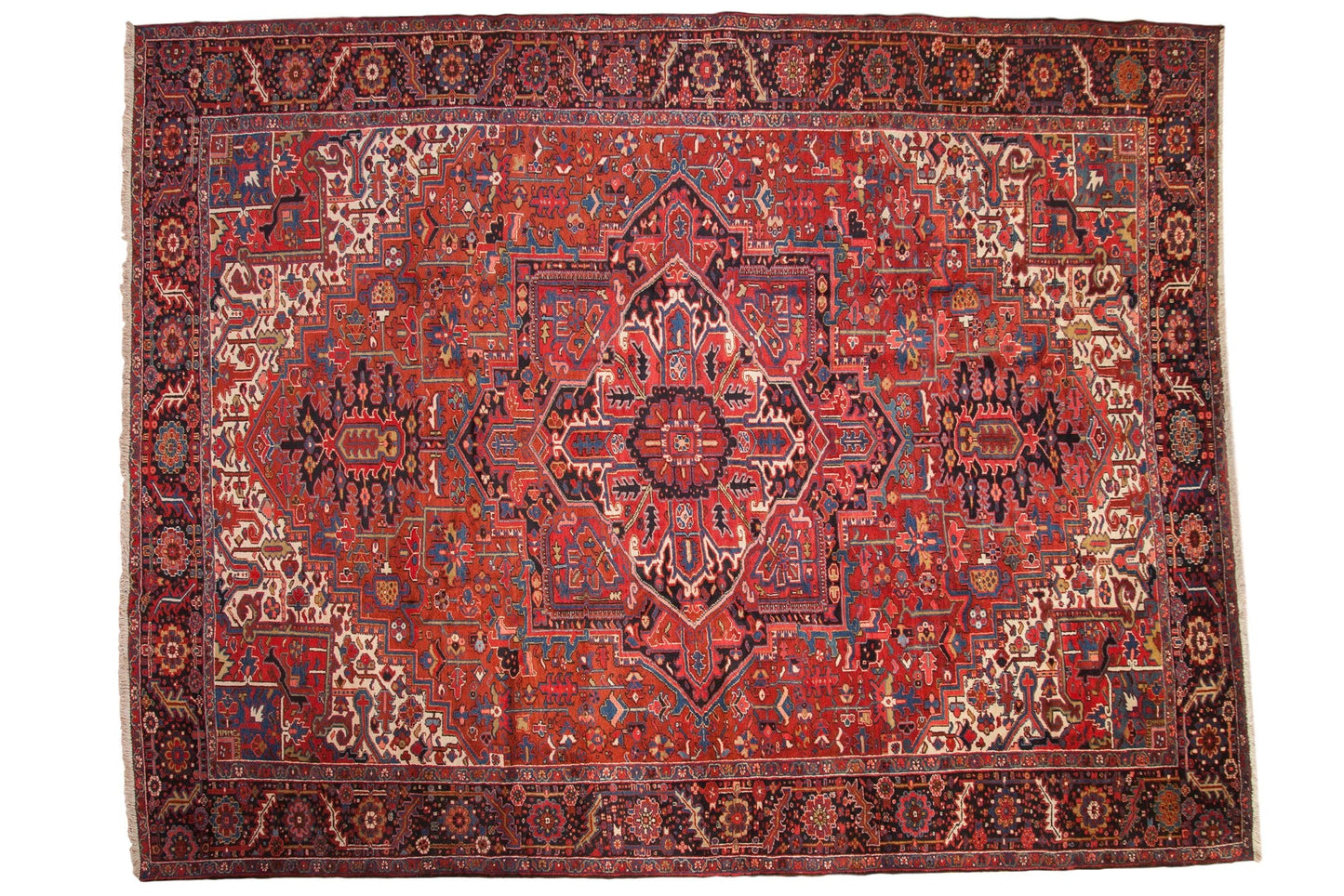 11x14.5 Vintage Heriz Carpet
