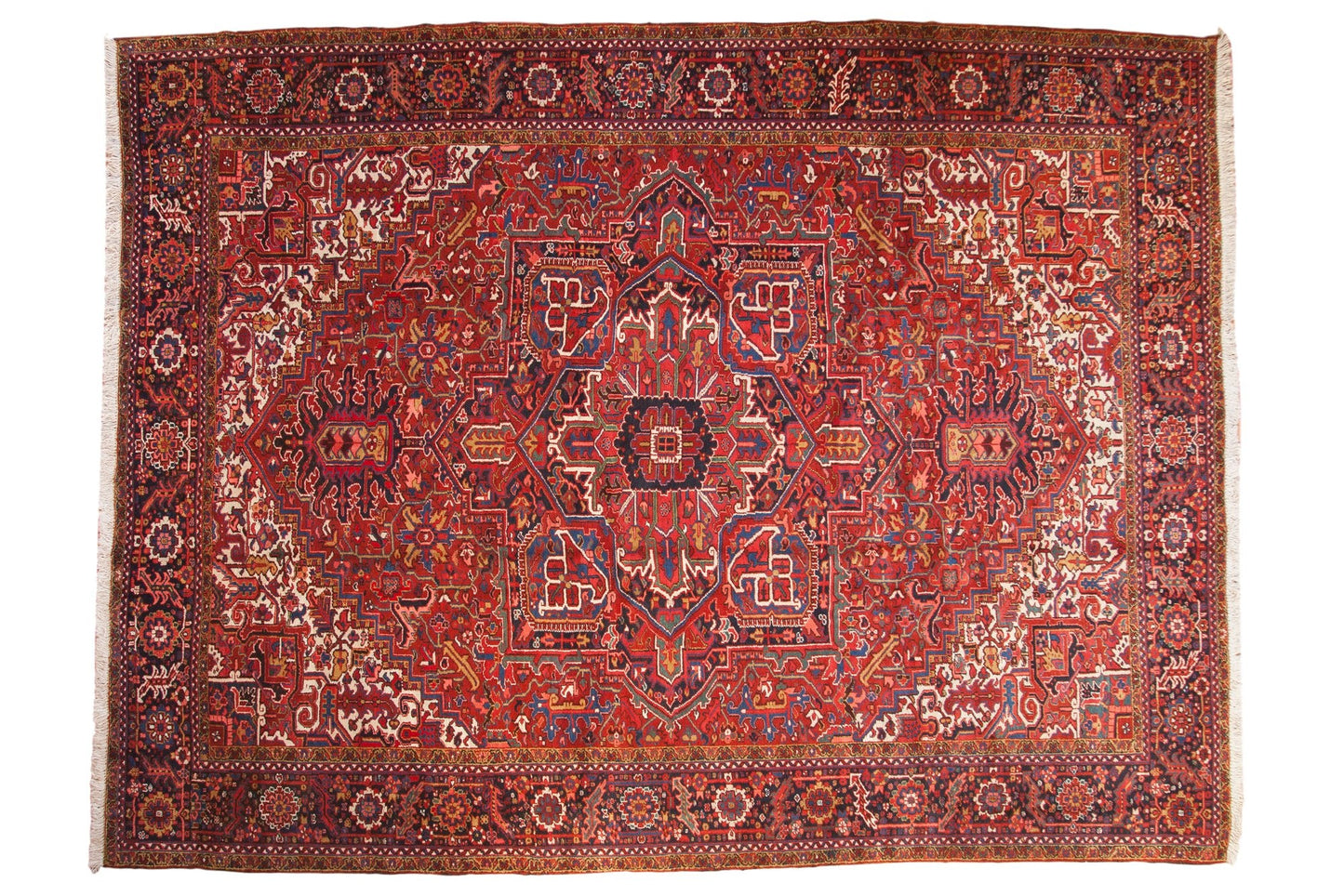10.5x14.5 Vintage Heriz Carpet