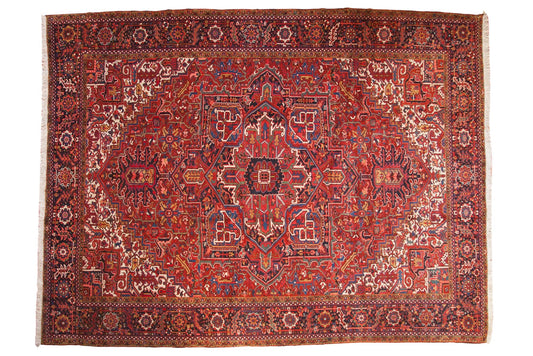 10.5x14.5 Vintage Heriz Carpet